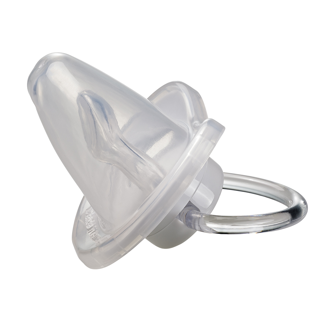 Littlemico - Moustache Pacifier 5m+ - Grey