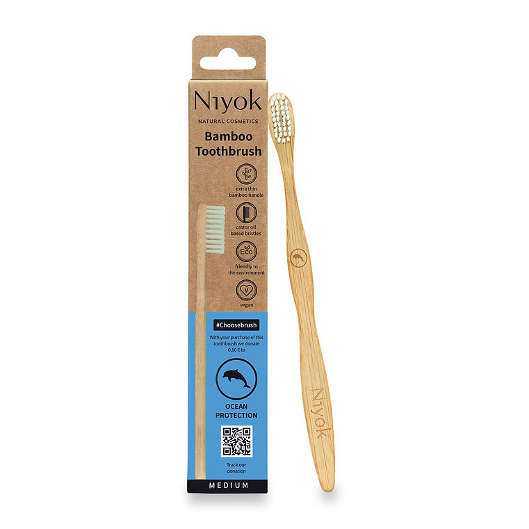 Niyok - Bamboo Toothbrush - Ocean Protection - Medium