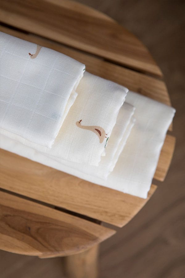 Gloop - Multipurpose Muslin Cloth Set - Farm - 3 Pcs