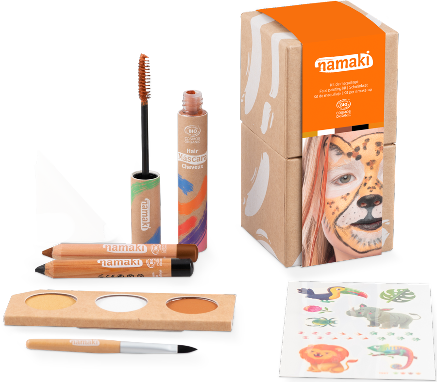 Namaki - Organic Face Painting Kit - Wild Life - 7 Pcs