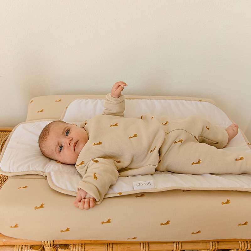 Gloop - Organic Cotton Portable Changing Mat - Safari