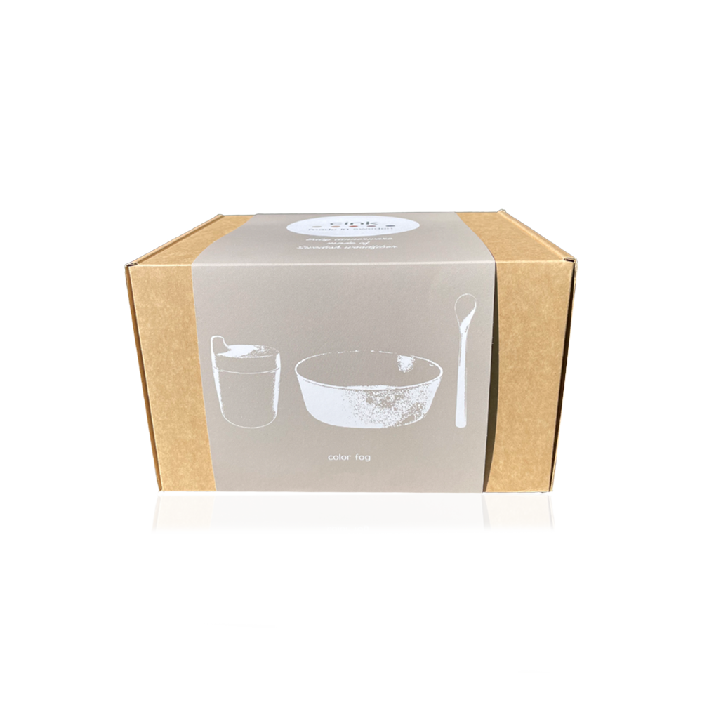 Cink Baby Eco Feeding 3pc Set/Giftbox - Fog