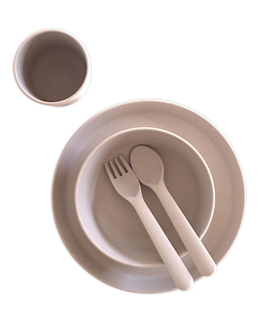 Cink Eco Dinnerware Set - Fog - 5 Pcs
