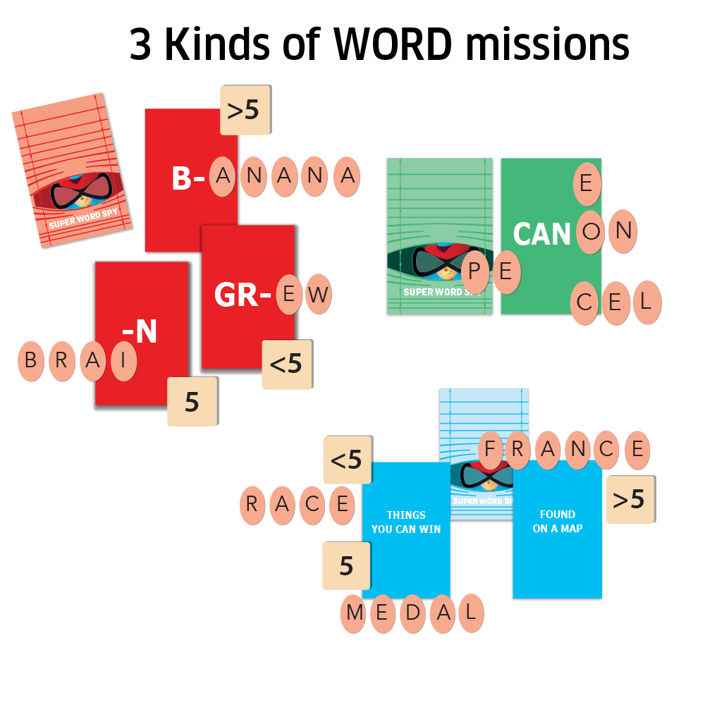 Chalk and Chuckles - Super Word Spy