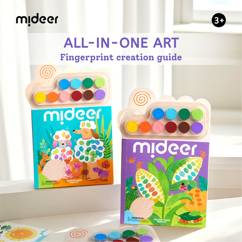 Mideer Creative Finger Paint Kit - Animal World
