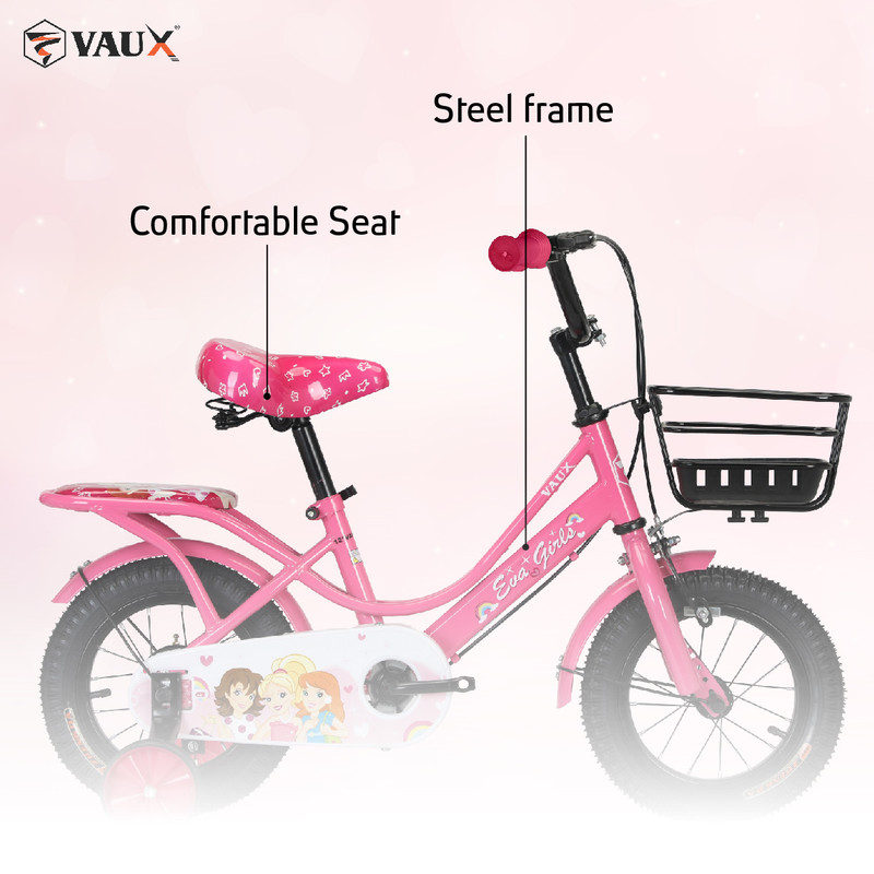 Vaux - Eva Girl's Bike - Pink - 14-Inch