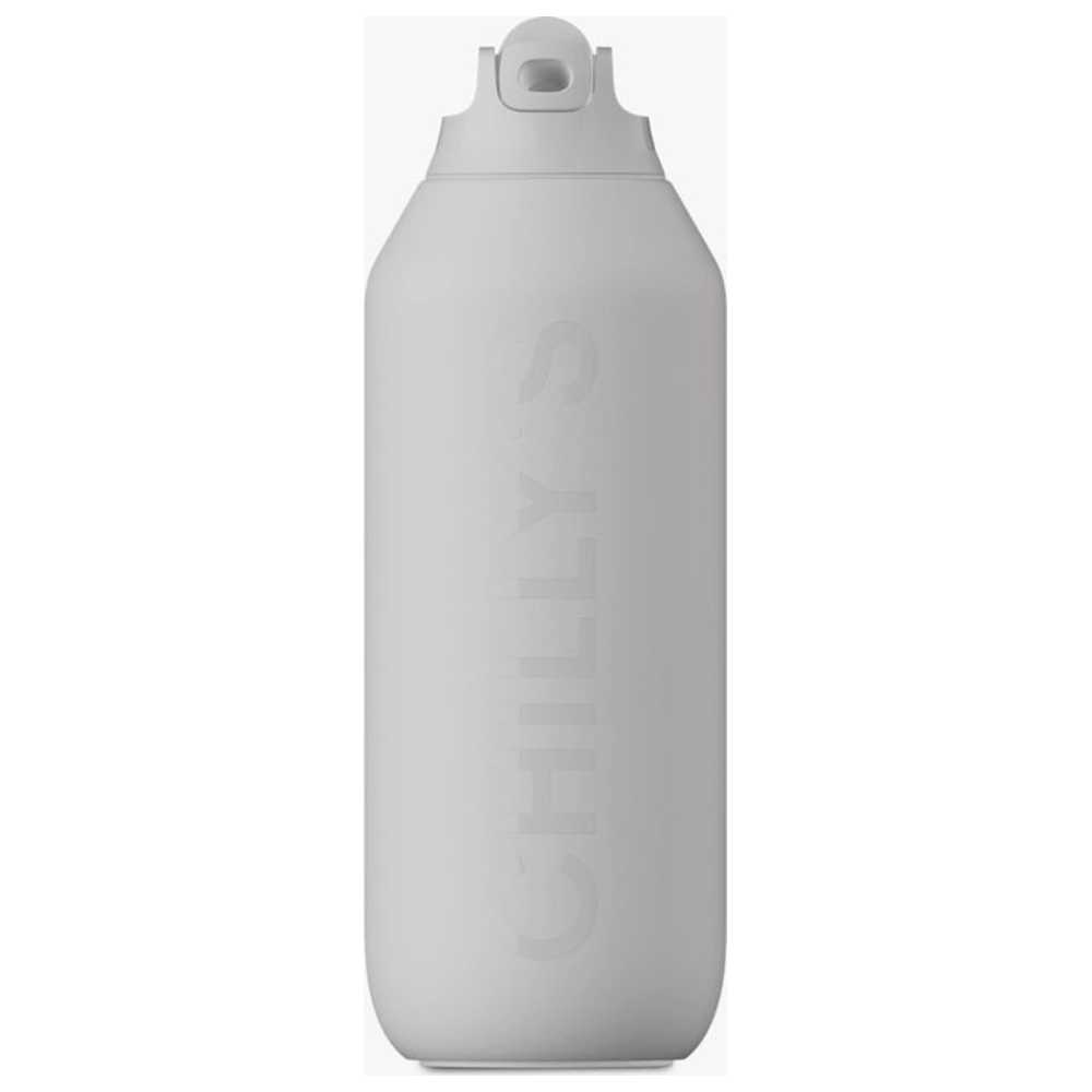 Chillys - Series 2 Flip Stainless Steel Water Bottle - Granite Grey - 500 ml