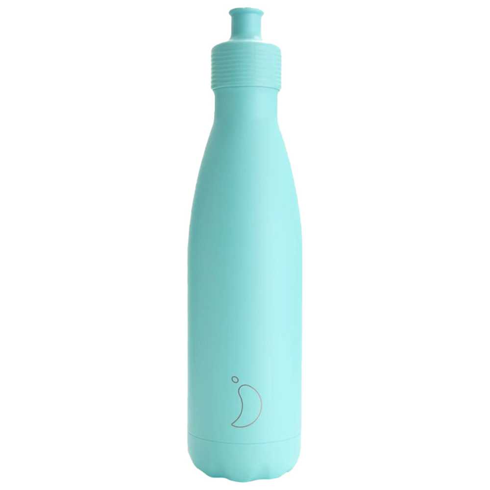 Chillys - Sports Stainless Steel Water Bottle - Pastel Green - 500 ml