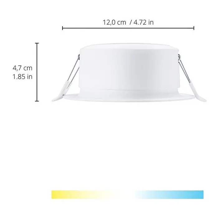 WiZ - Downlight Wi-fi Warm To Cool White Light