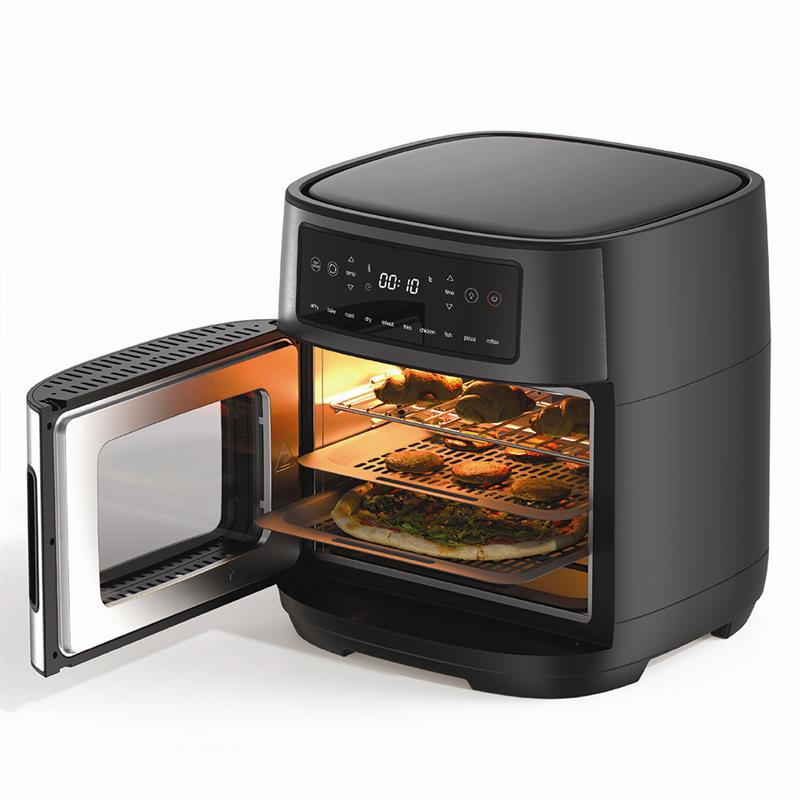 Nutricook Air Fryer Oven With Rotisserie Black - 12 L - 1900 W