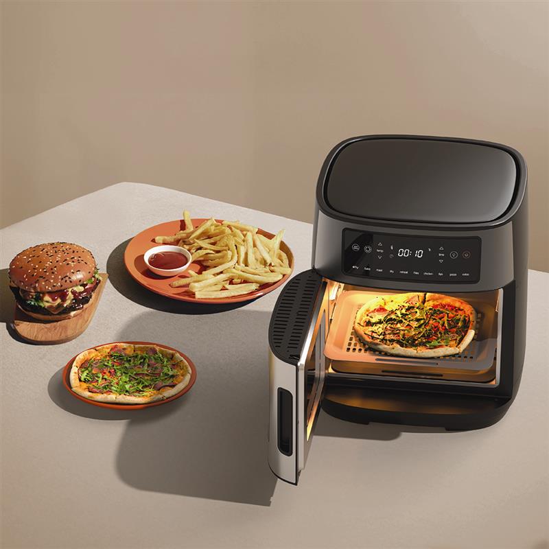 Nutricook Air Fryer Oven With Rotisserie Black - 12 L - 1900 W
