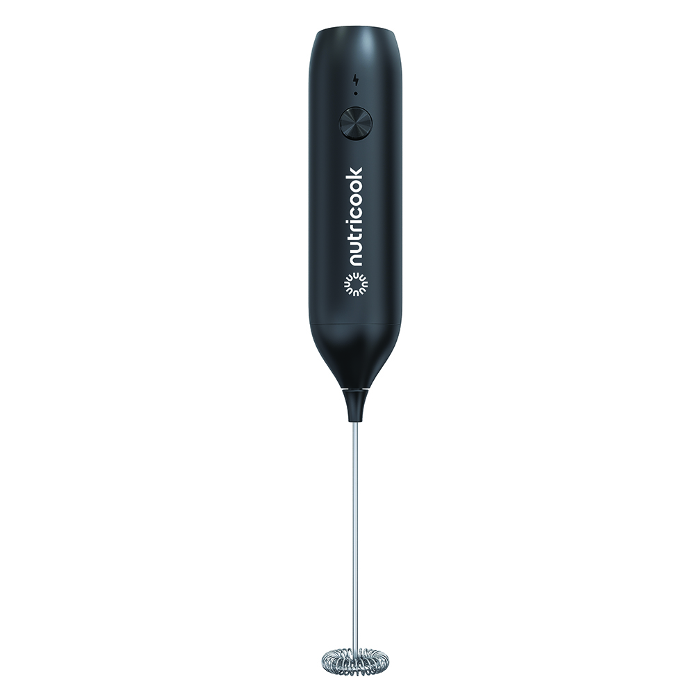 Nutricook Rechargeable Milk Frother - Black