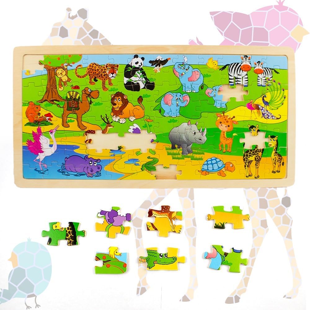 UKR - Farm Wooden Jigsaw Puzzle - 100 Pcs