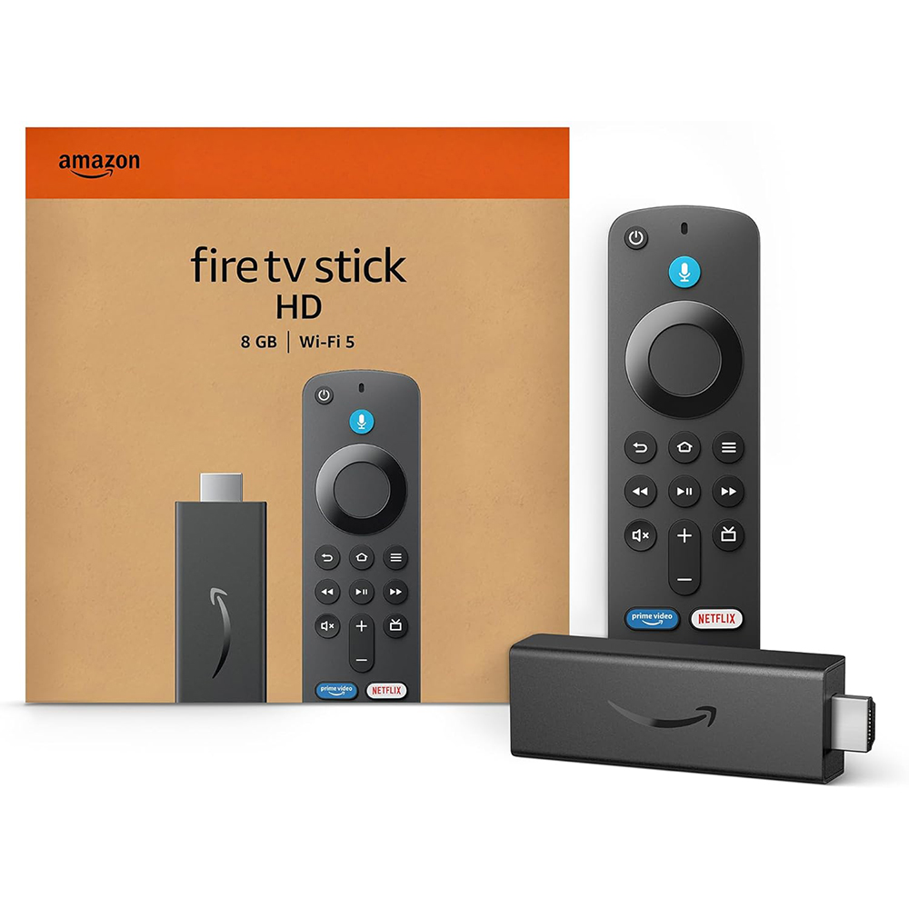 Amazon - Fire TV Stick HD With Remote 2024 - Black