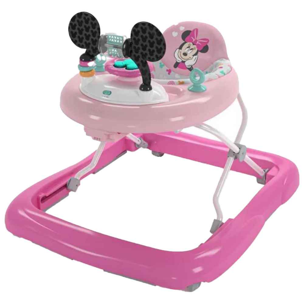 Bright Starts - Minnie Mouse Tiny Trek - Forever Besties 2-In-1 Baby Walker