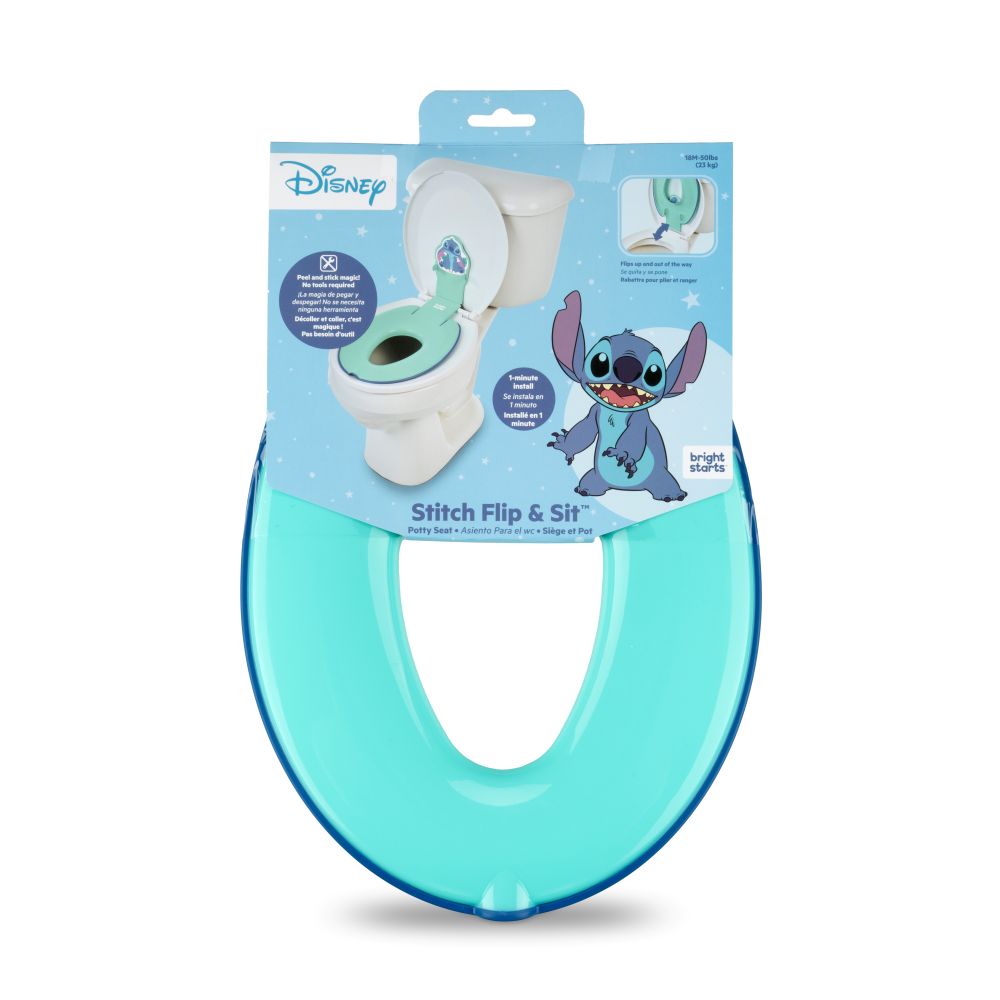 برايت ستارتس - مقعد استحمام ديزني جونيور ستيتش فليب آند سيت - أزرق