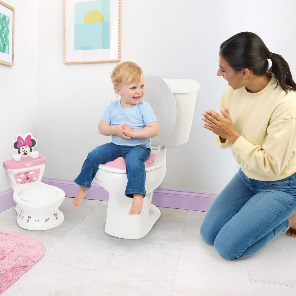 Bright Starts - Disney Minnie My Size Potty 2-in-1 System - Pink _18-48M