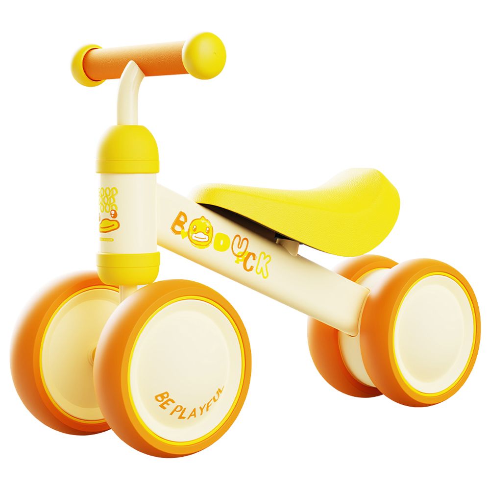 B.Duck - Baby Balance Bike With Anti-Slip Handle - Yellow