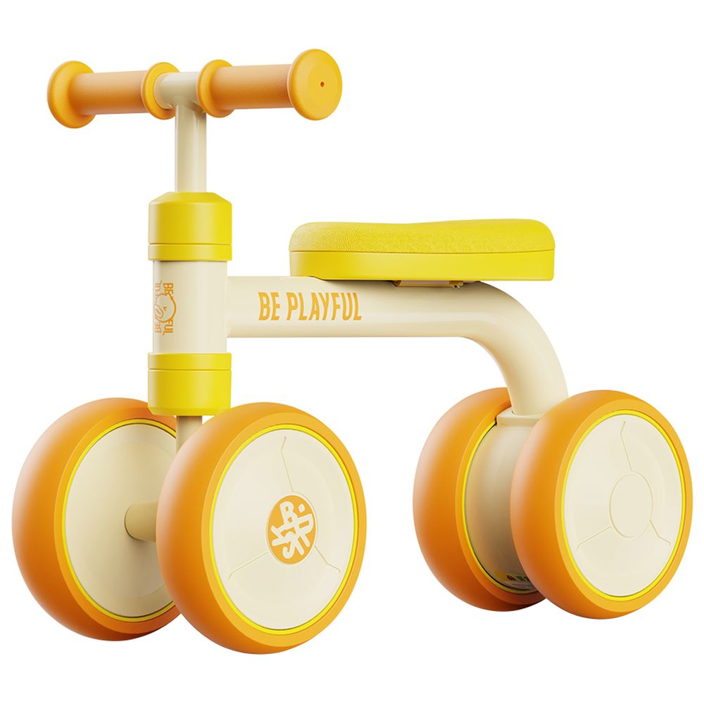 B.Duck - Baby Balance Bike With Anti-Slip Wheels - Orange