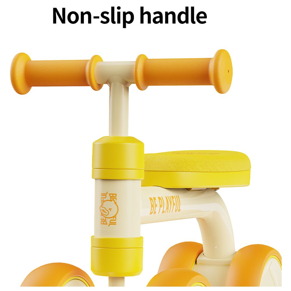 B.Duck - Baby Balance Bike With Anti-Slip Wheels - Orange