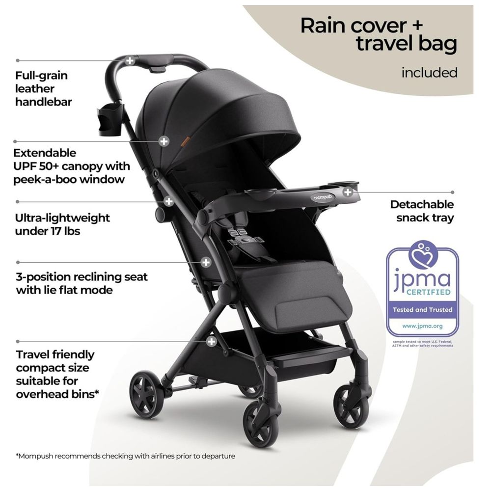 Mompush Lithe V2 Lightweight Travel Stroller