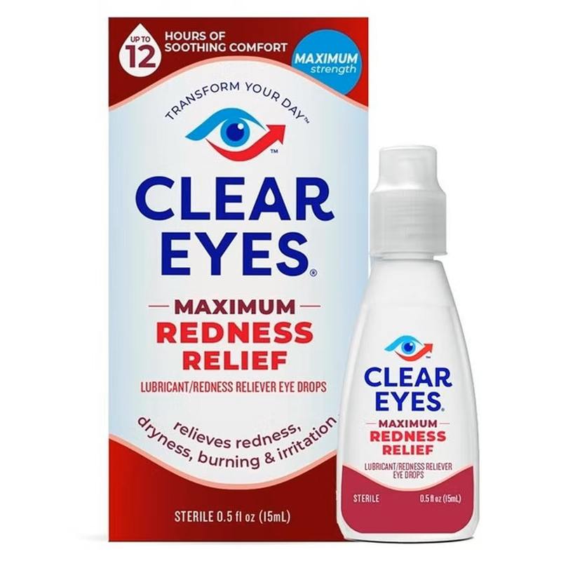 Clear Eyes Redness Relief Eye Drops - 15 ml