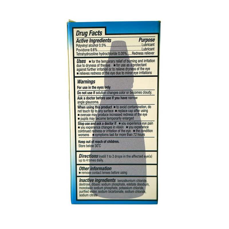 Clear Eyes Triple Action Relief Eye Drops - 15 ml