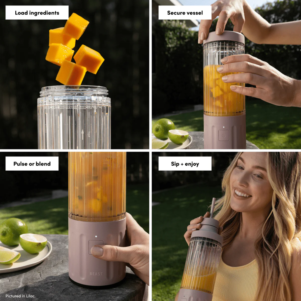 Beast - Go Cordless 3 Battery Portable Blender - 670 ml