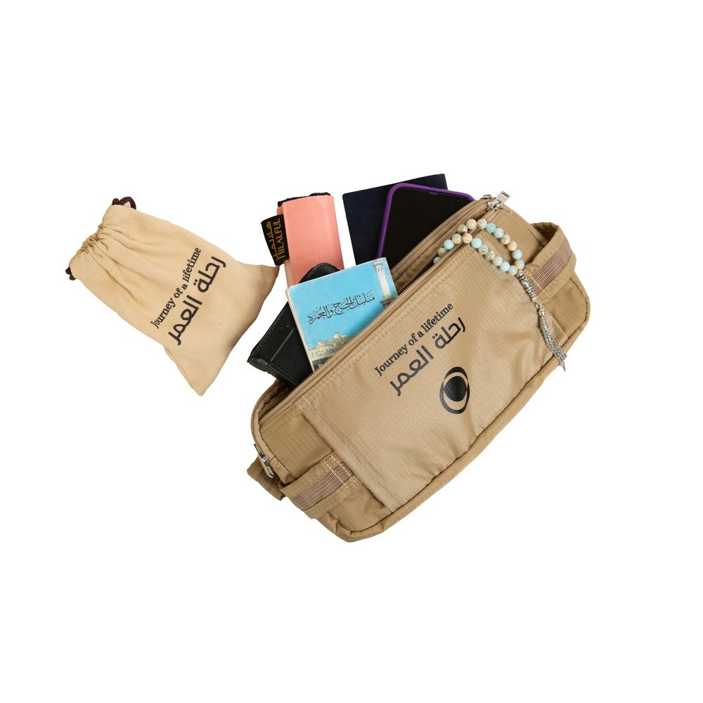 HilalFul - Hajj And Umrah Waist Bag - Journey Of A Lifetime