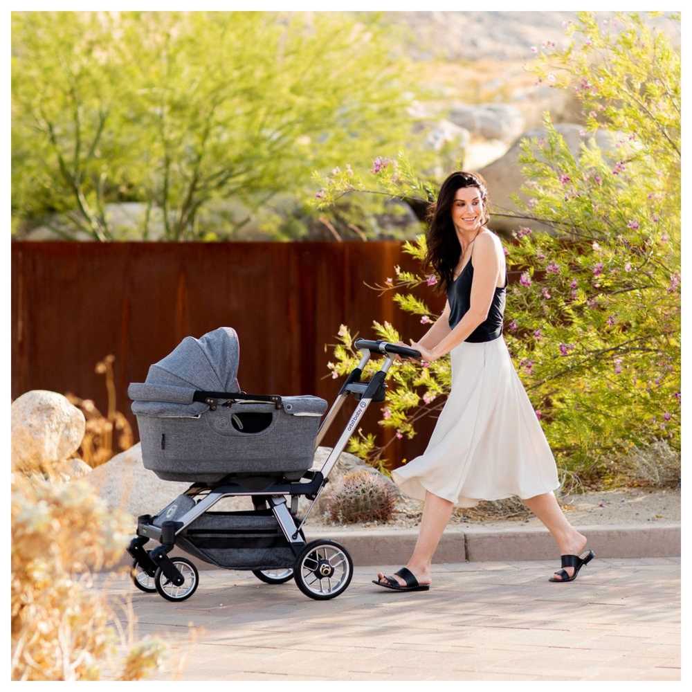 Orbit Baby G5 Bassinet With Rocker - Grey Melange