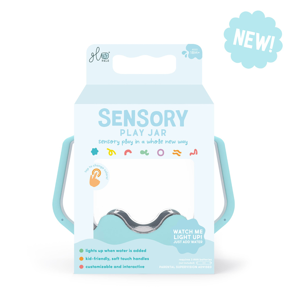 بامبو بارك - مرطبان جلو بالز المائي المتوهج - أزرق