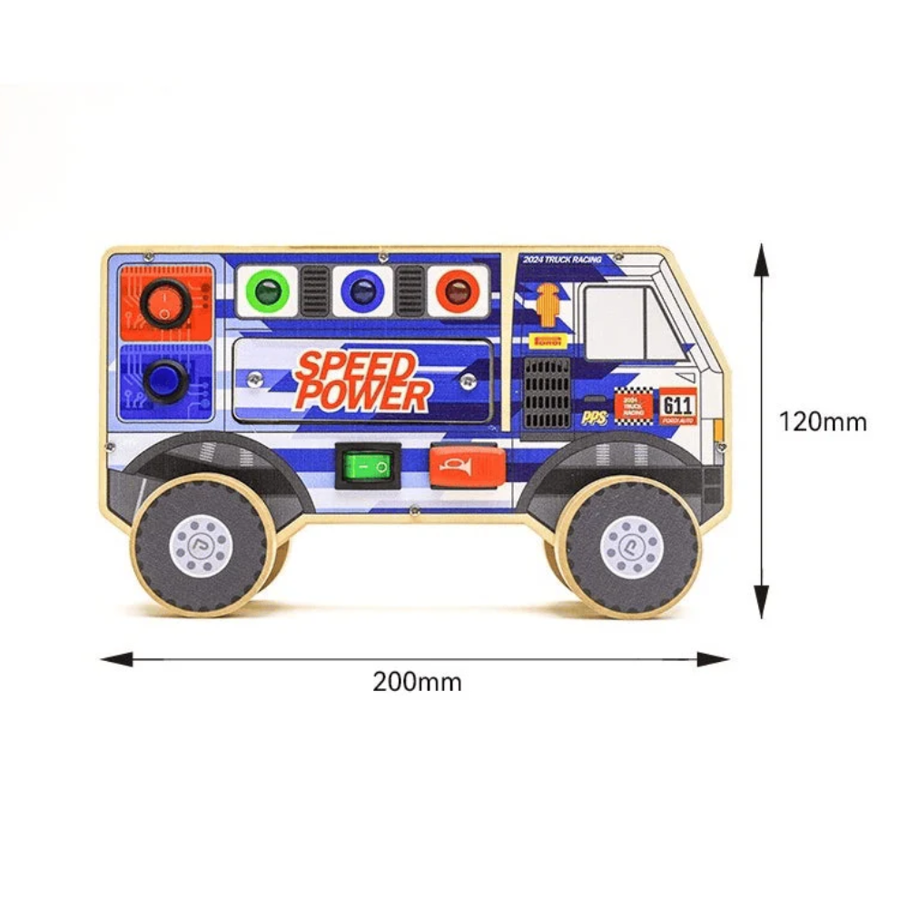 لوحة أنشطة شاحنة سيبيل للأطفال الصغار