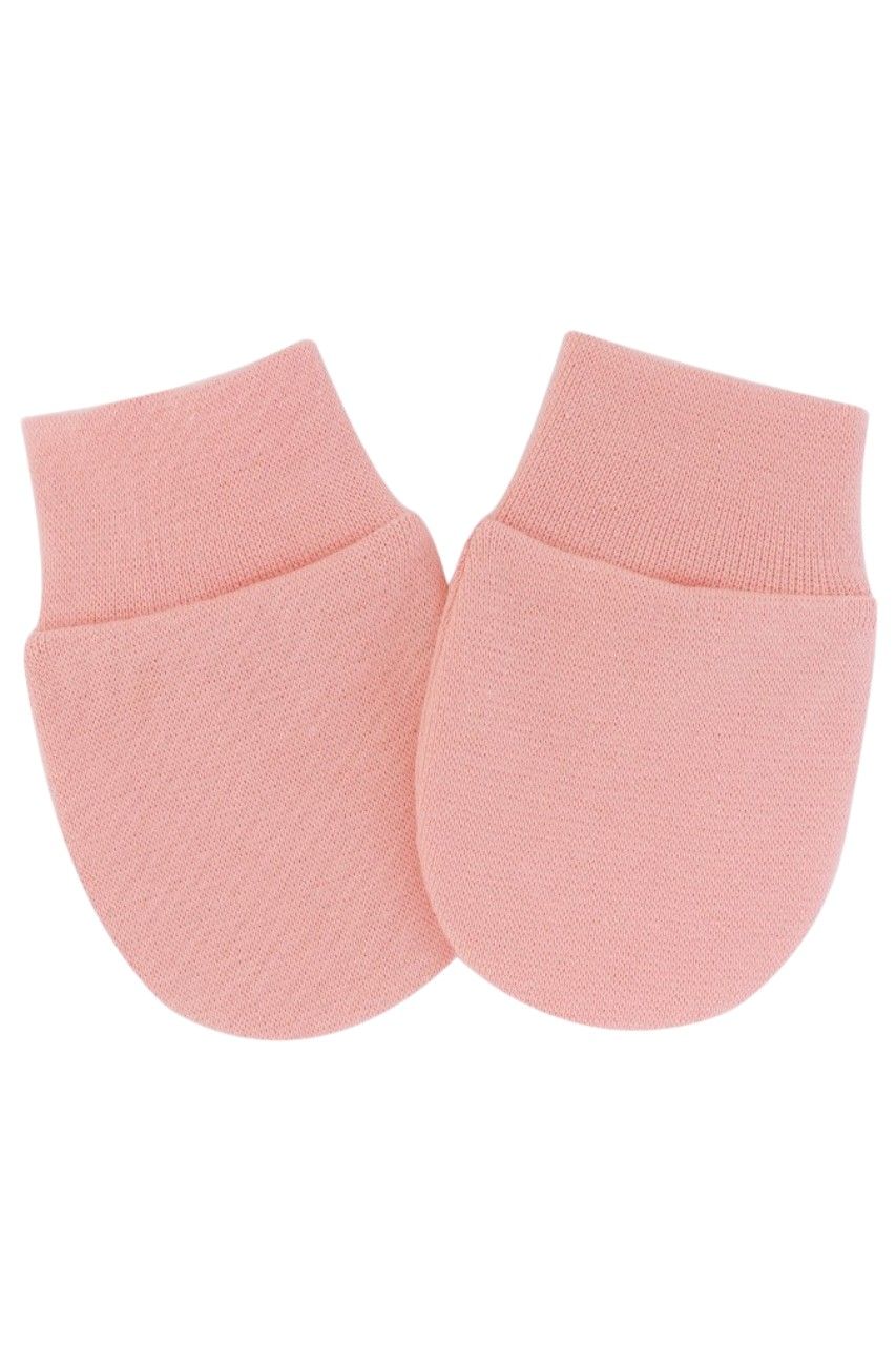 Bambimici - 2pc-Set - Baby Little Bean Hat And Mittens - Pomelo Pink