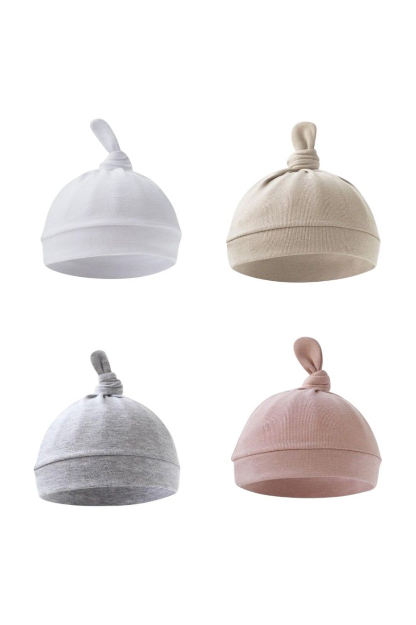 Bambimici - Tinytops Baby Beanies C - Pack of 4