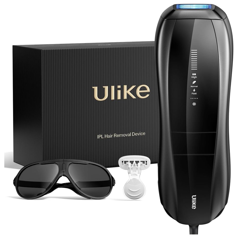 يولايك - جهاز إزالة الشعر بالليزر آي بي إل إكس - أسود