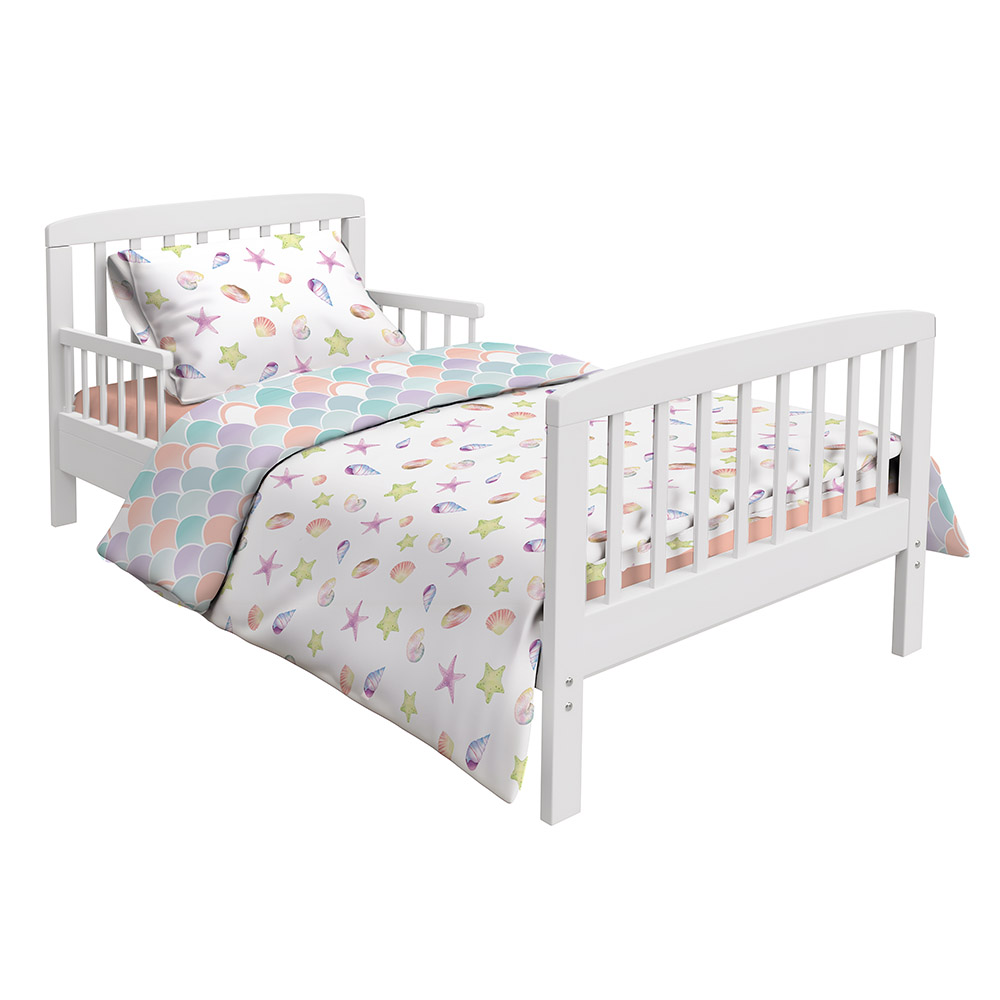 فانسي فلاف - طقم لحاف من القطن العضوي للأطفال الصغار - سي فانتاسي - 5 قطع