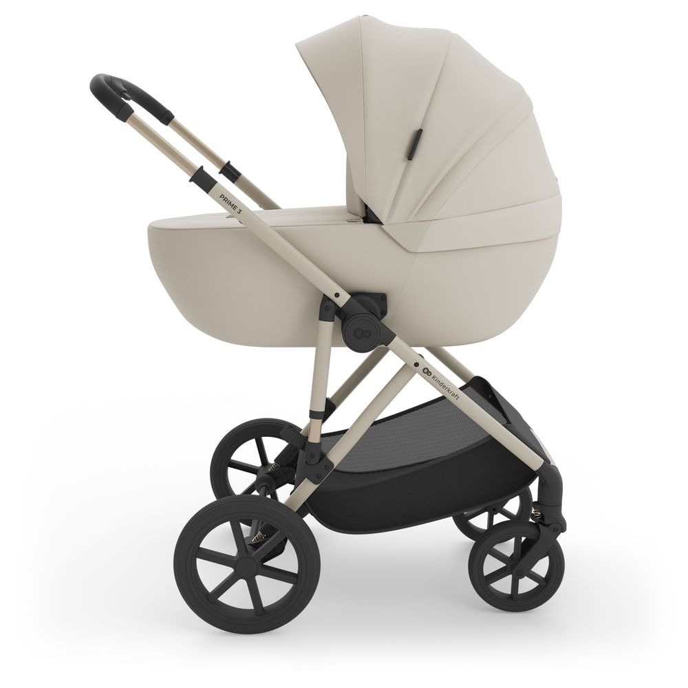 Kinderkraft - 3-In-1 Prime 3 Baby Travel Stroller - Beige