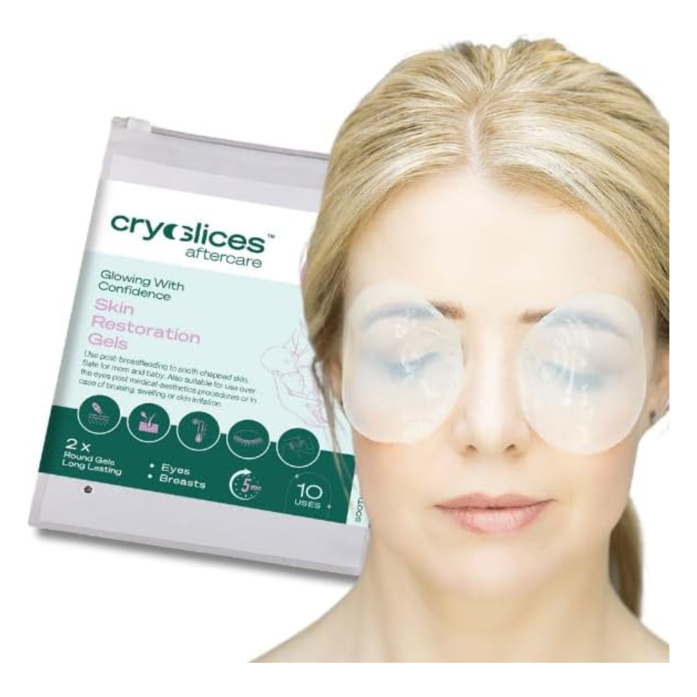 Cryoslices - Patented Cryogel Skin Restoration Round Eyes Gels