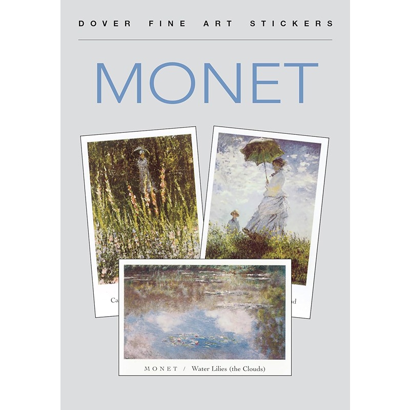 Monet: 16 Art Stickers Book