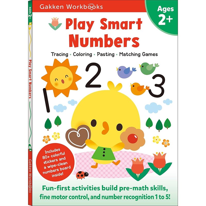 Play Smart Numbers Workbook With Stickers