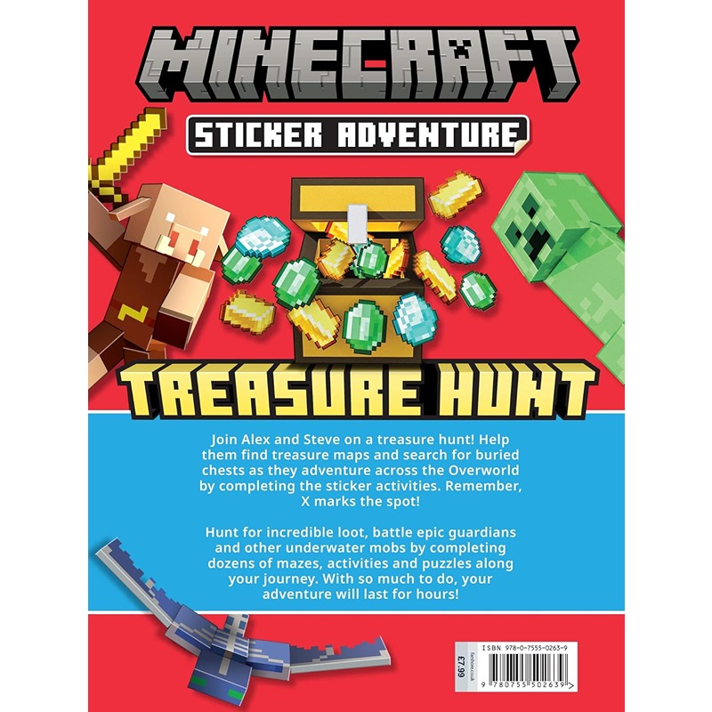 Minecraft Sticker Adventure Book