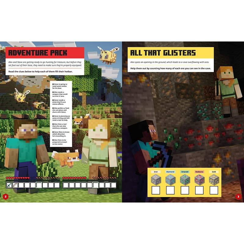 Minecraft Sticker Adventure Book