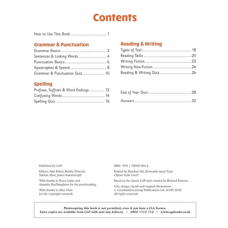 KS2 English Year 4 Knowledge Organiser