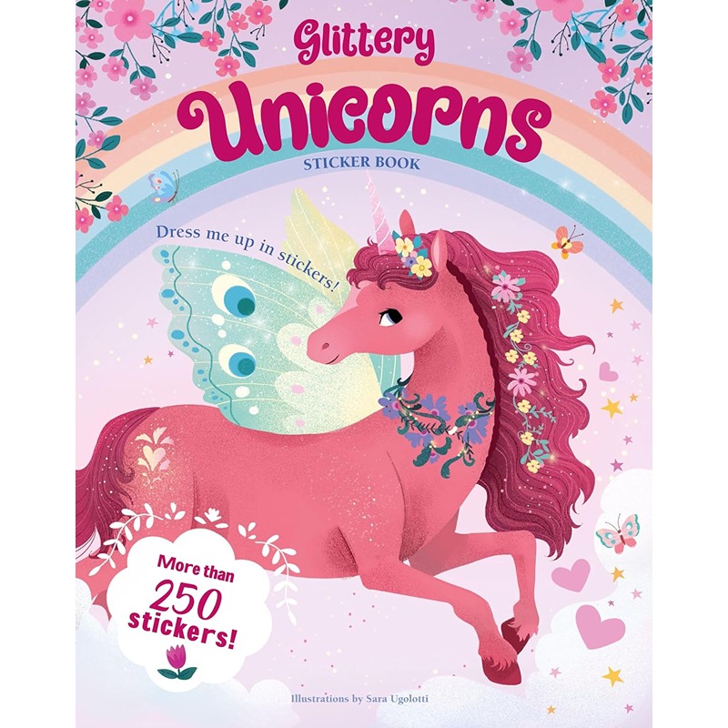 Glittery Unicorns: Sticker Book