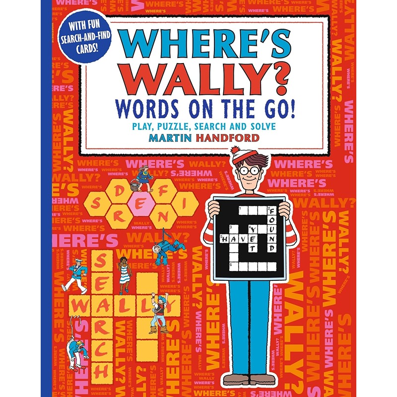 Where's Wally? Words On The Go! Play, Puzzle, Search And Solve Book