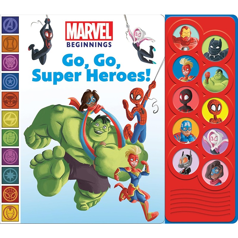 Marvel Beginnings Go Go Superheroes Sound Listen & Learn