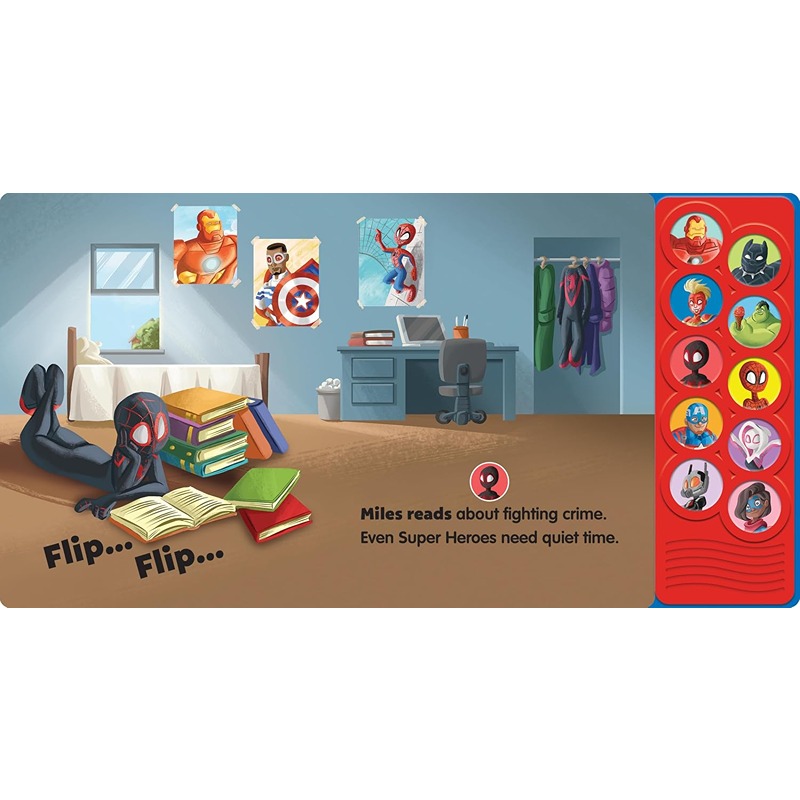 Marvel Beginnings Go Go Superheroes Sound Listen & Learn