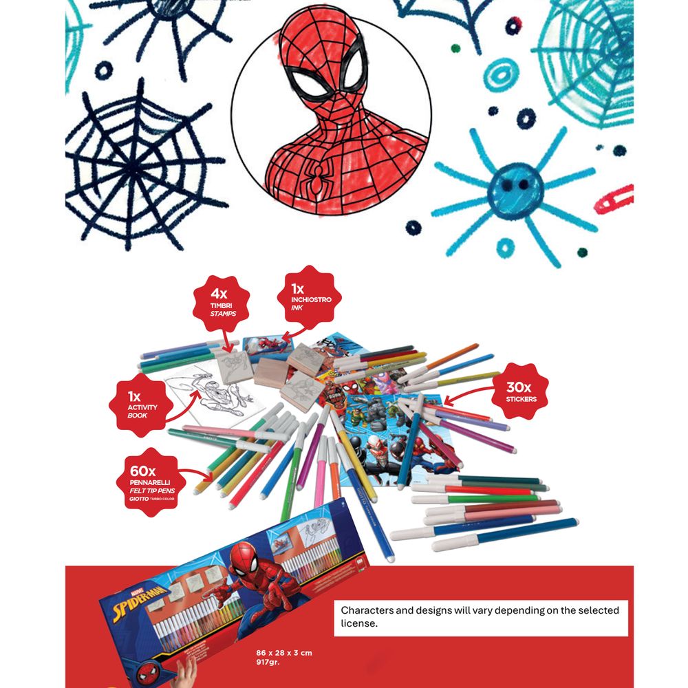 ملتي برينت - مجموعة أقلام فيلتي فيلم باو باترول - 60 قطعة