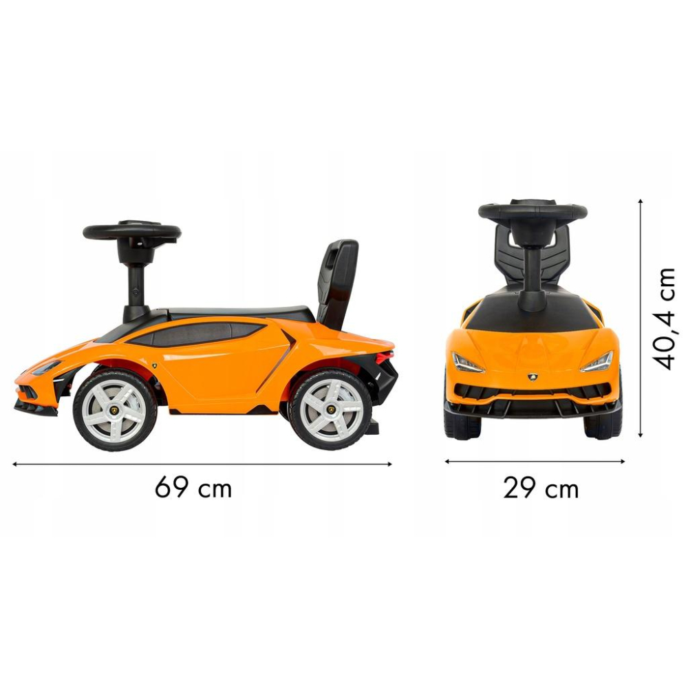 Lamborghini - Centenario Push Car Foot To Floor - Orange