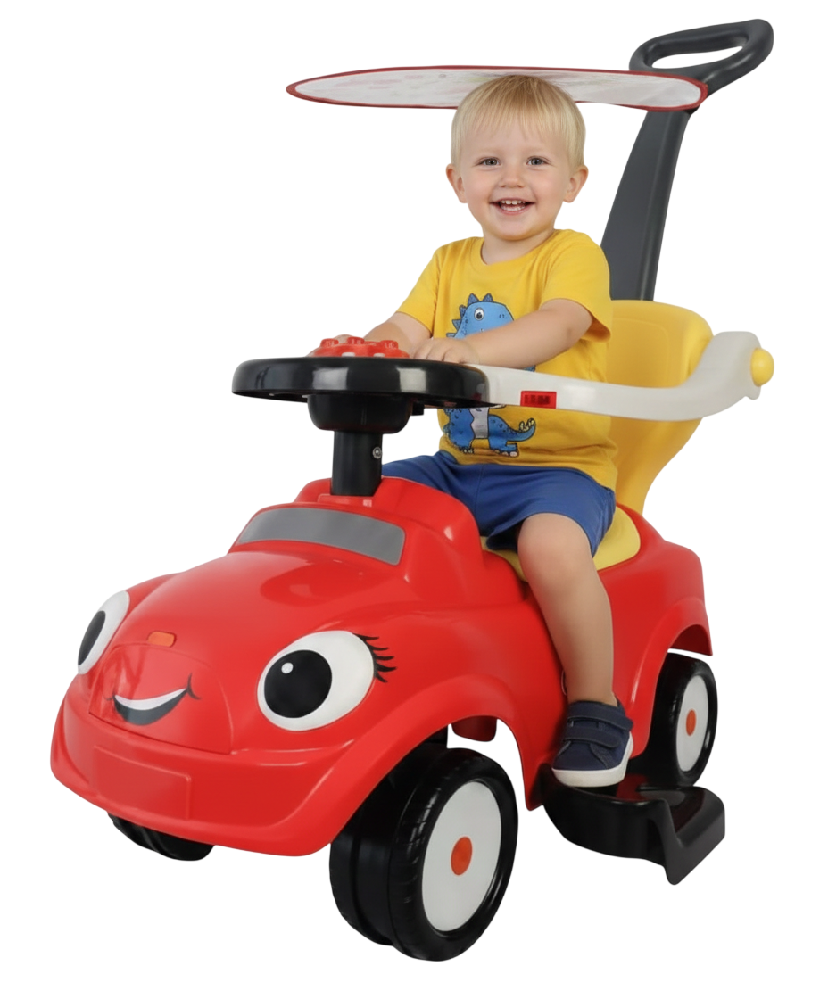 Little Tikes - 3-In-1 Ride On Push Car With Umbrella